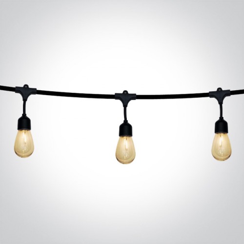 Ghirlanda luminoasa LED 8,5 m cu panou solar, lumina alb extra calda