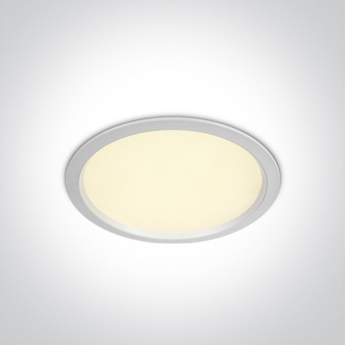 Panou incastrat LED 24W, rotund, culoare alb