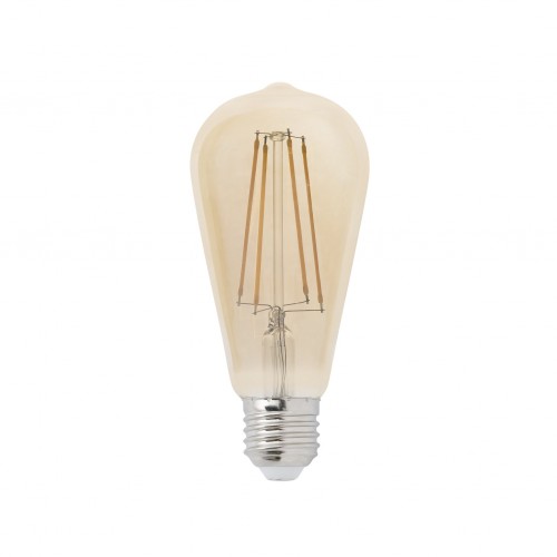 Bec decorativ E27 4W LED 2200K culoare chihlimbar