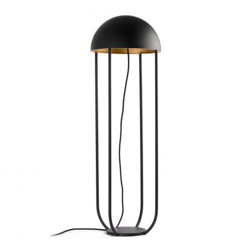 Lampadar LED 6W Jellyfish, finisaj negru - auriu, lumina alb calda 3000K