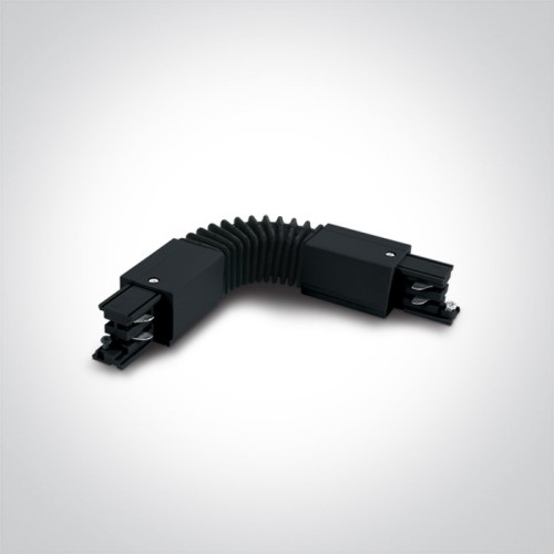 Conector flexibil de colt sina trifazata 16A, culoare negru