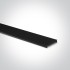 Sina magnetica montaj aplicat sau suspendat 48V, lungime 2 metri, din aluminiu, finisaj negru