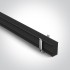 Proiector LED pentru sina magnetica 12W, optica asimetrica, lumina alb calda 3000K, finisaj negru