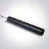 Lampa pendul LED pentru sina magnetica 9W, optica dark light, lumina alb calda 3000K, finisaj negru