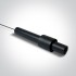 Lampa pendul LED pentru sina magnetica 7W, optica ajustabila, lumina alb calda 3000K, finisaj negru