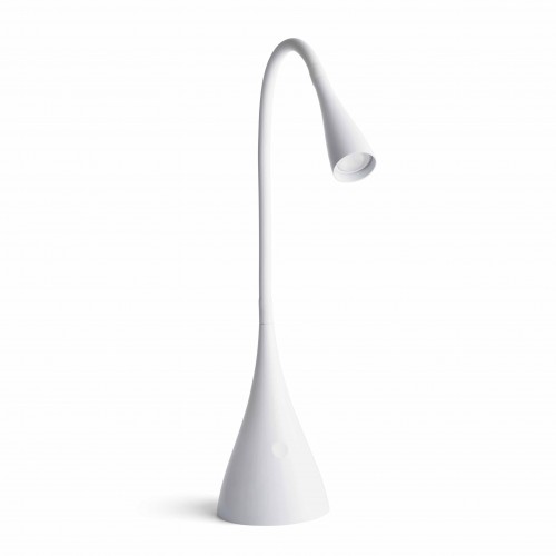 Lampa de birou LED 3W Lena, finisaj alb, lumina alb neutra 4000K