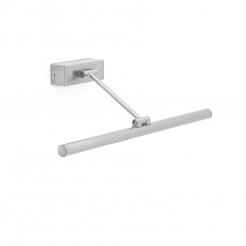 Aplica LED pentru tablou Magritte 45 cm, finisaj nichel satinat, lumina alb calda 3000K