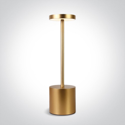 Veioza portabila LED 2,2W dimabila 30 cm, lumina calda ajustabila 2700K-3000K, finisaj alb