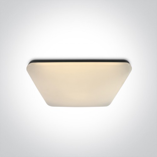 Plafoniera LED 50W, dreptunghiulara, lumina alb calda 3000K, culoare negru