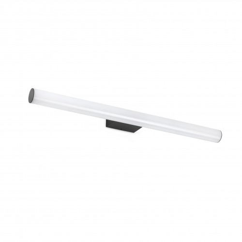 Aplica de baie LED 12W Volga pentru oglinda 60 cm, finisaj negru mat, lumina alb calda 3000K