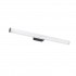 Aplica de baie LED 12W Volga pentru oglinda 60 cm, finisaj negru mat, lumina alb calda 3000K
