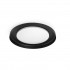 Plafoniera Dolme neagra mat Plafoniera LED 24W Dolme, finisaj negru mat, lumina alb calda 3000K
