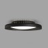 Plafoniera Dolme neagra mat Plafoniera LED 24W Dolme, finisaj negru mat, lumina alb calda 3000K