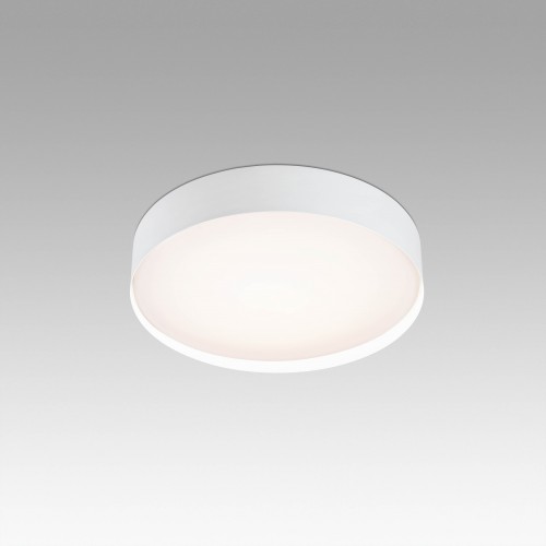 Plafoniera de baie Vuk, finisaj alb mat, lumina alb extra-calda 2700K