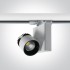 Proiector LED pentru sina alb Proiector LED 10W pentru sina, rotund, culoare alb