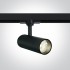 Proiector LED pentru sina negru Proiector LED 10W pentru sina, rotund, culoare negru