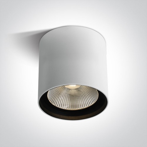 Spot aplicat LED 40W, rotund, culoare alb