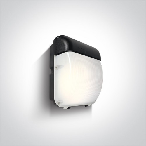 Aplica industriala LED 50W, dreptunghiulara, lumina alb neutra 4000K, culoare negru