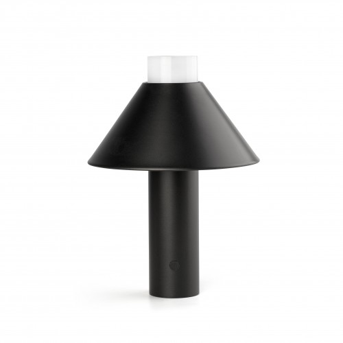 Lampa portabila FUJI LED 1,5 W, finisaj negru mat, lumina alb extra-calda 2700K