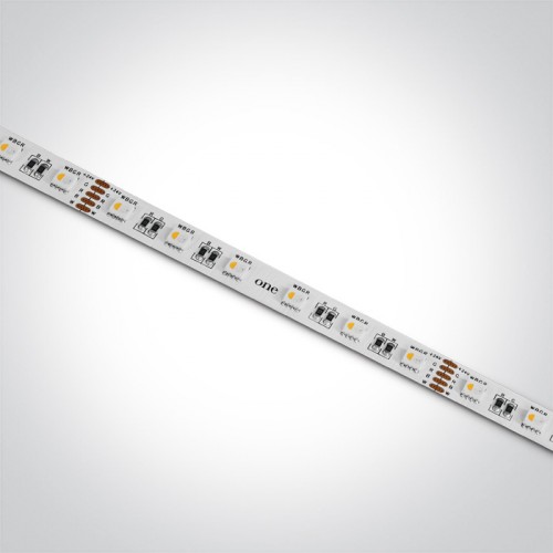 Banda LED RGBW, 60 LED-uri/m, lumina multicolora - alb calda, rola 5m, interior