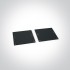 Profil pentru banda LED cu difuzor alb Profil aluminiu suspendat sau aplicat pentru banda LED, lungime 2m, culoare negru cu difuzor alb