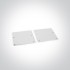 Profil pentru banda LED cu difuzor alb Profil aluminiu suspendat sau aplicat pentru banda LED, lungime 2m, culoare alb cu difuzor alb