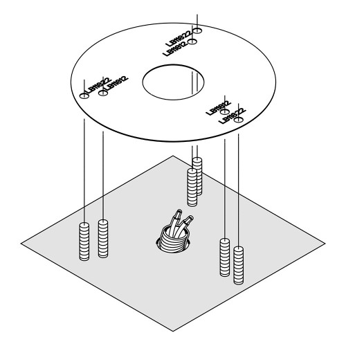 Kit fixare baza vizibila pentru stalp Still Kit fixare baza vizibila pentru stalp Still