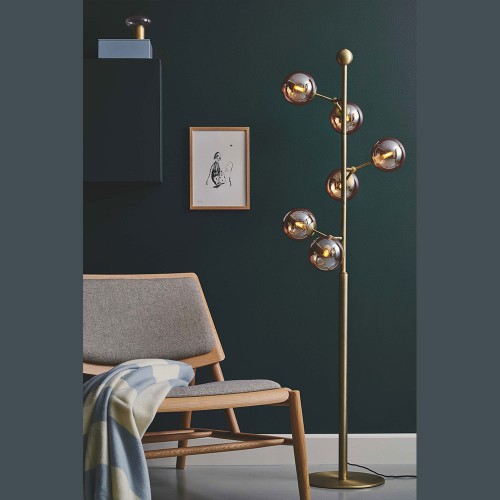 Lampadar living Atom, corp de iluminat Halo Design - archiLIGHT
