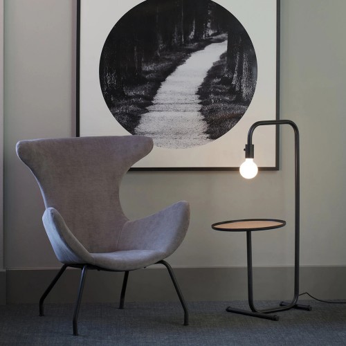 Lampadar Guest, finisaj negru