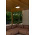 Plafoniera terasa din ciment Anga LED 24W, finisaj gri inchis, lumina alb extra-calda 2700K