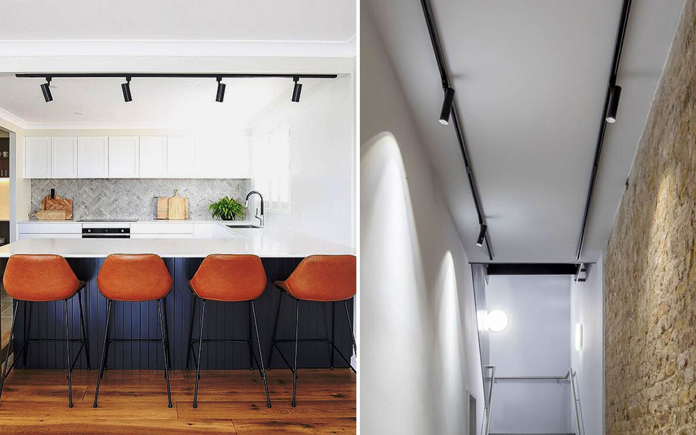 Sine si proiectoare LED sina tavan casa