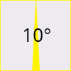 Spot încastrat LED 2W alb, rotund, lumină albastră, optică 10°, model Joel 2 