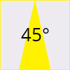 Spot încastrat LED 1W alb, rotund, lumină roșie, optică 45°, model Hans 
